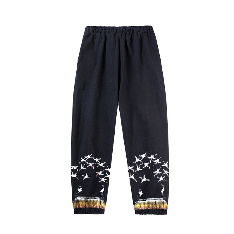 Men's Plus Size Casual Pants in Chinese Style 2