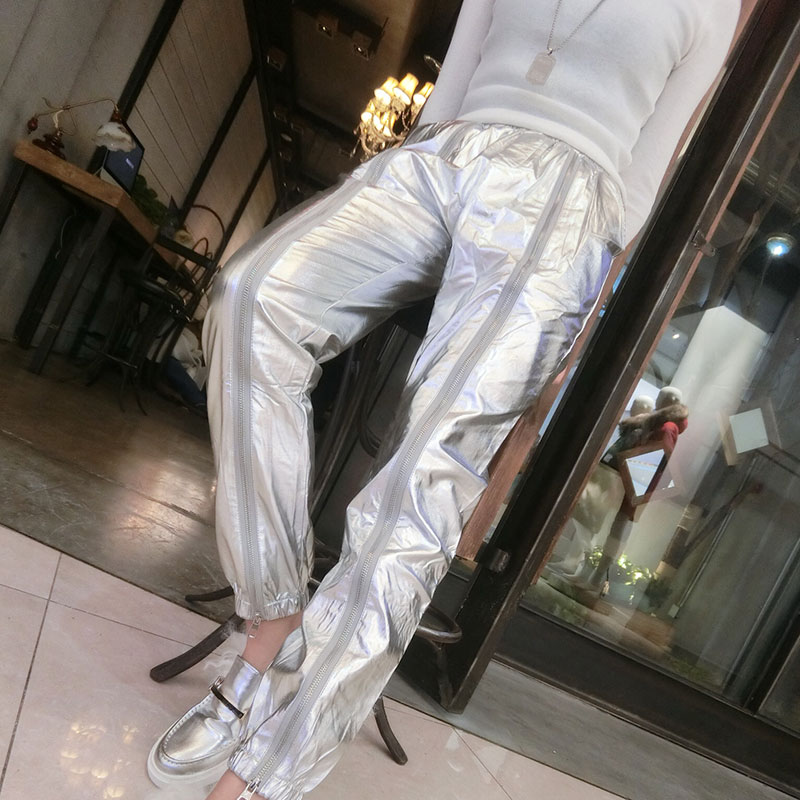Silver Casual Harem Pants 2