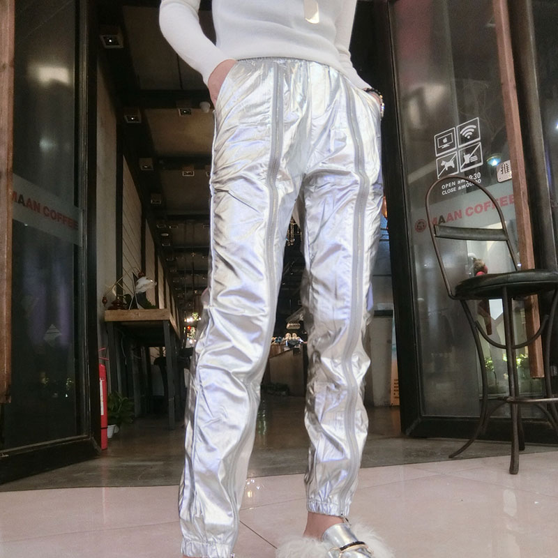 Silver Casual Harem Pants 3
