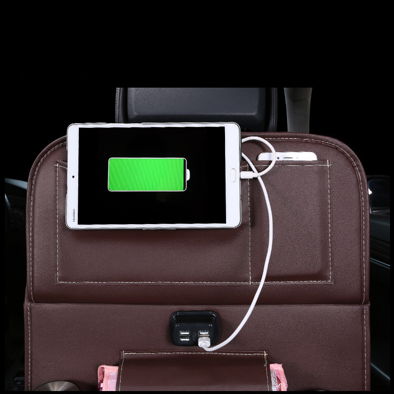 Charging Car Storage Bag Seat Hanging Bag 3
