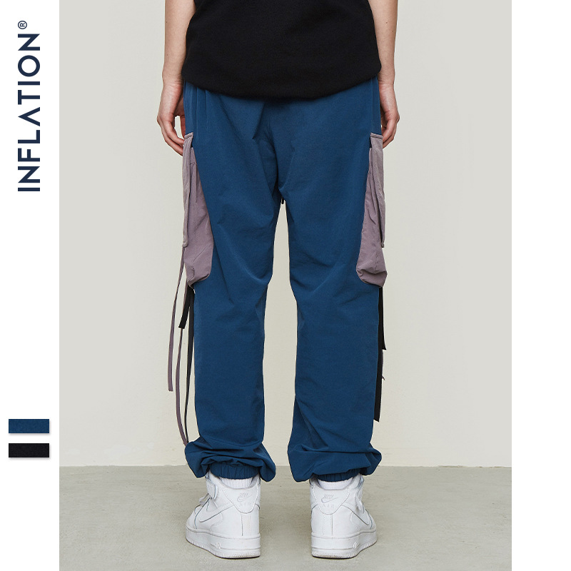 Men's Cargo Harem Pants with Side Pockets 3