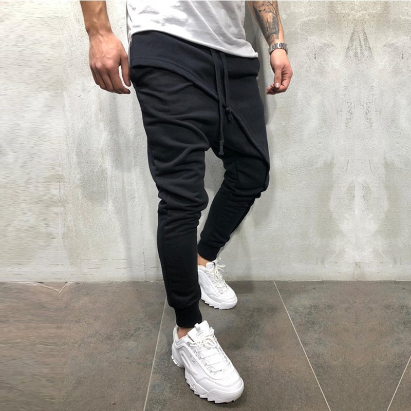 Men's Hip-Hop Layered Jogging Pants 2