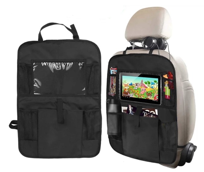 Compatible with Apple, Car storage bag car seat back pocket bag car with IPAD bag 600D Oxford cloth 2