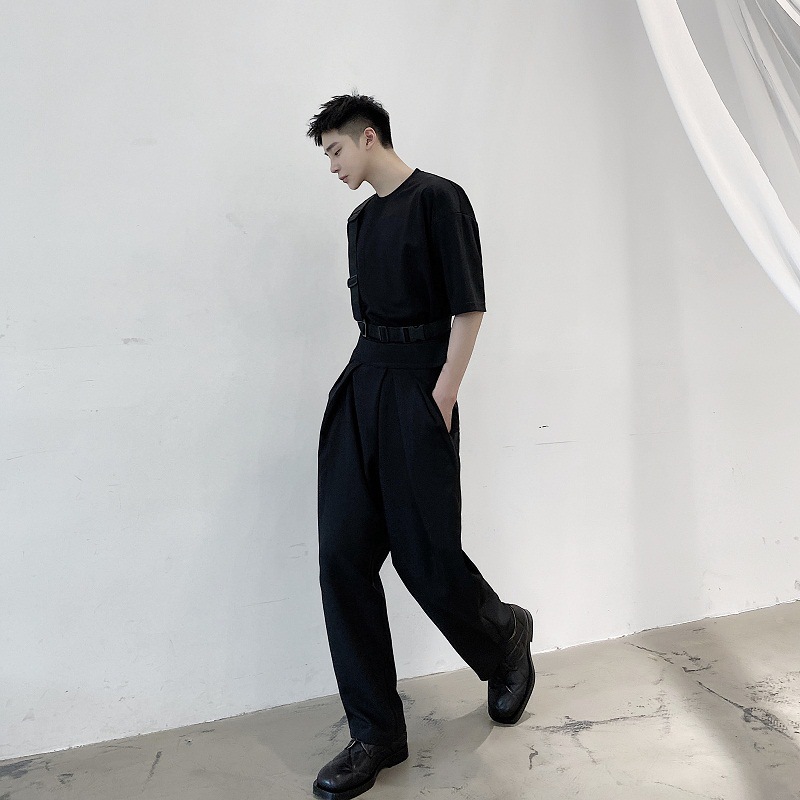 Men's High Waist Harem Trousers 4