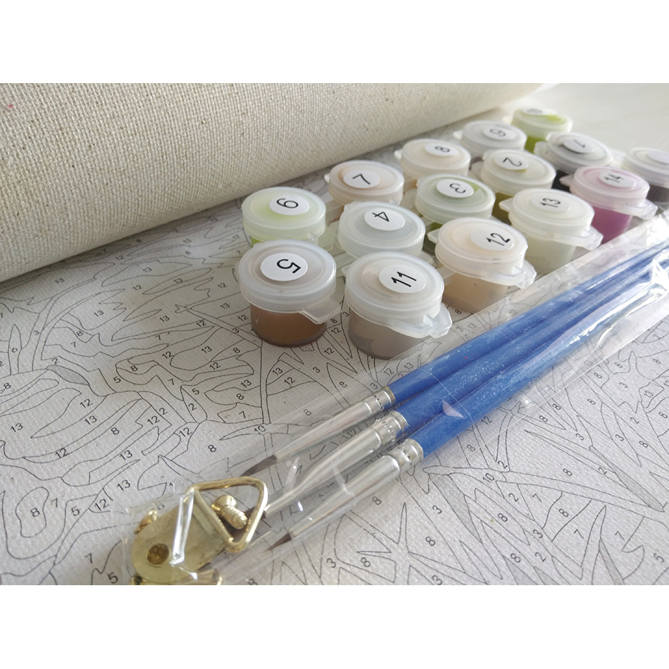 Digital Oil Painting Wholesale 4050FB Frameless Cat 3