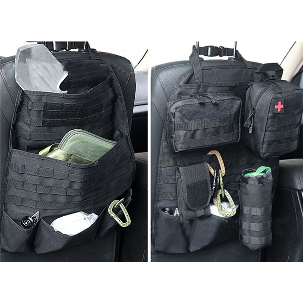 Multi-function Tactical Universal Car Back Seat Organizer Cover Bag 4