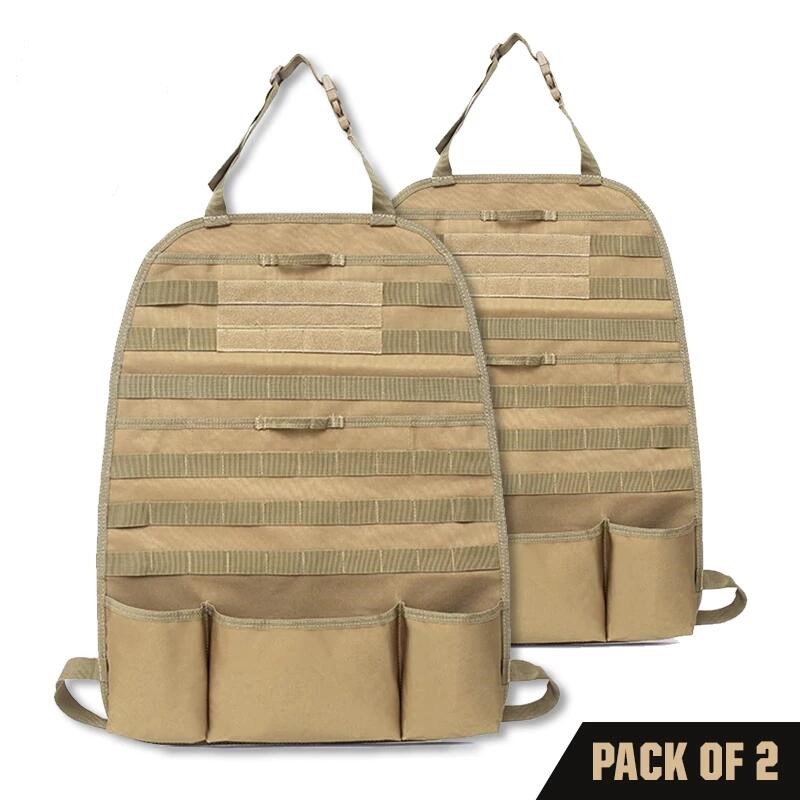 Multi-function Tactical Universal Car Back Seat Organizer Cover Bag 11