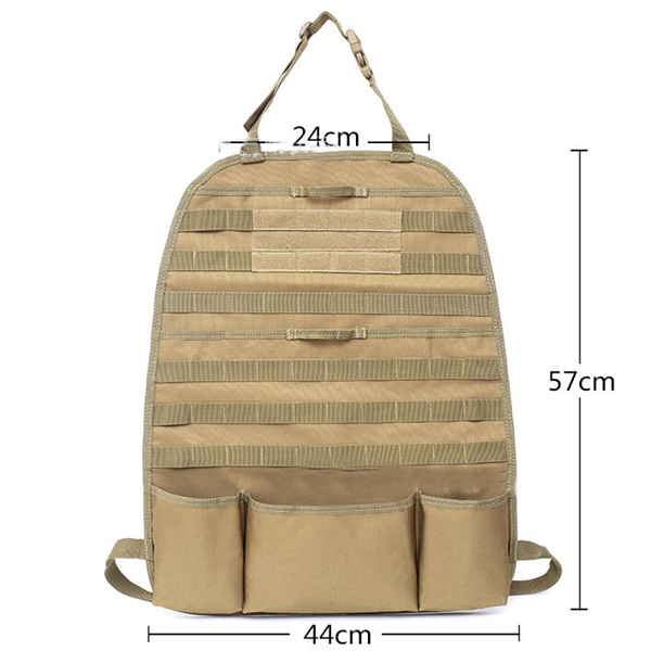 Multi-function Tactical Universal Car Back Seat Organizer Cover Bag 10