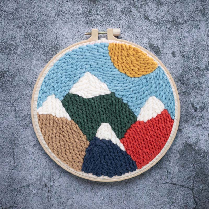 Hand-embroidered DIY Material Package Poke Poke Set 2