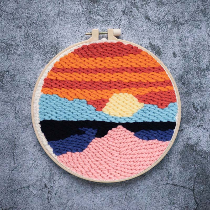 Hand-embroidered DIY Material Package Poke Poke Set 4