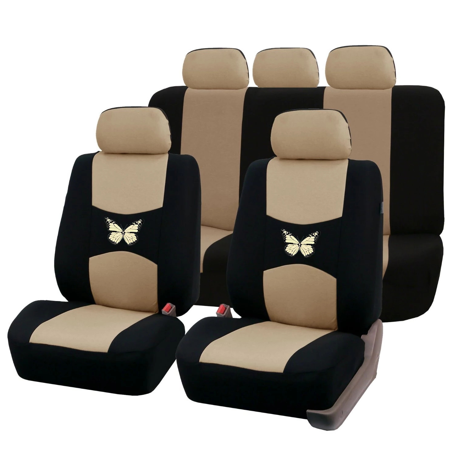 5-Seat Car Seat Cover, Classic And Timeless Design, Thin 2mm Thickness, Suitable For All Seasons 8