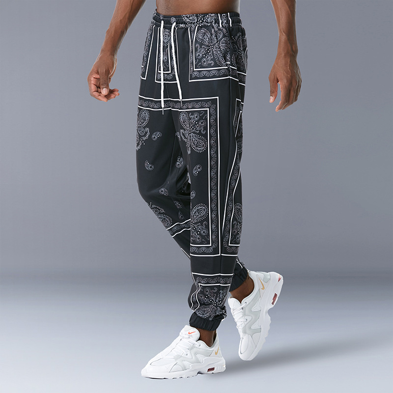 Retro Printed Jogging Pants 4