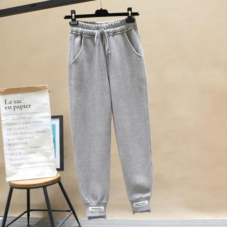 Loose Leg Binding Women's Wool Pants 6