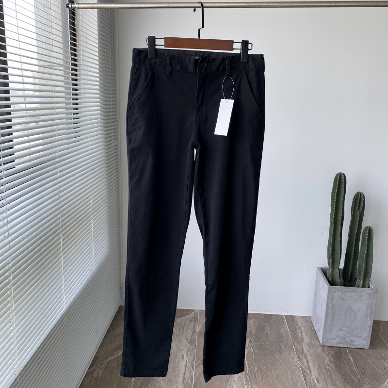 Men's Four-Sided Elastic Autumn Solid Color Pants 5