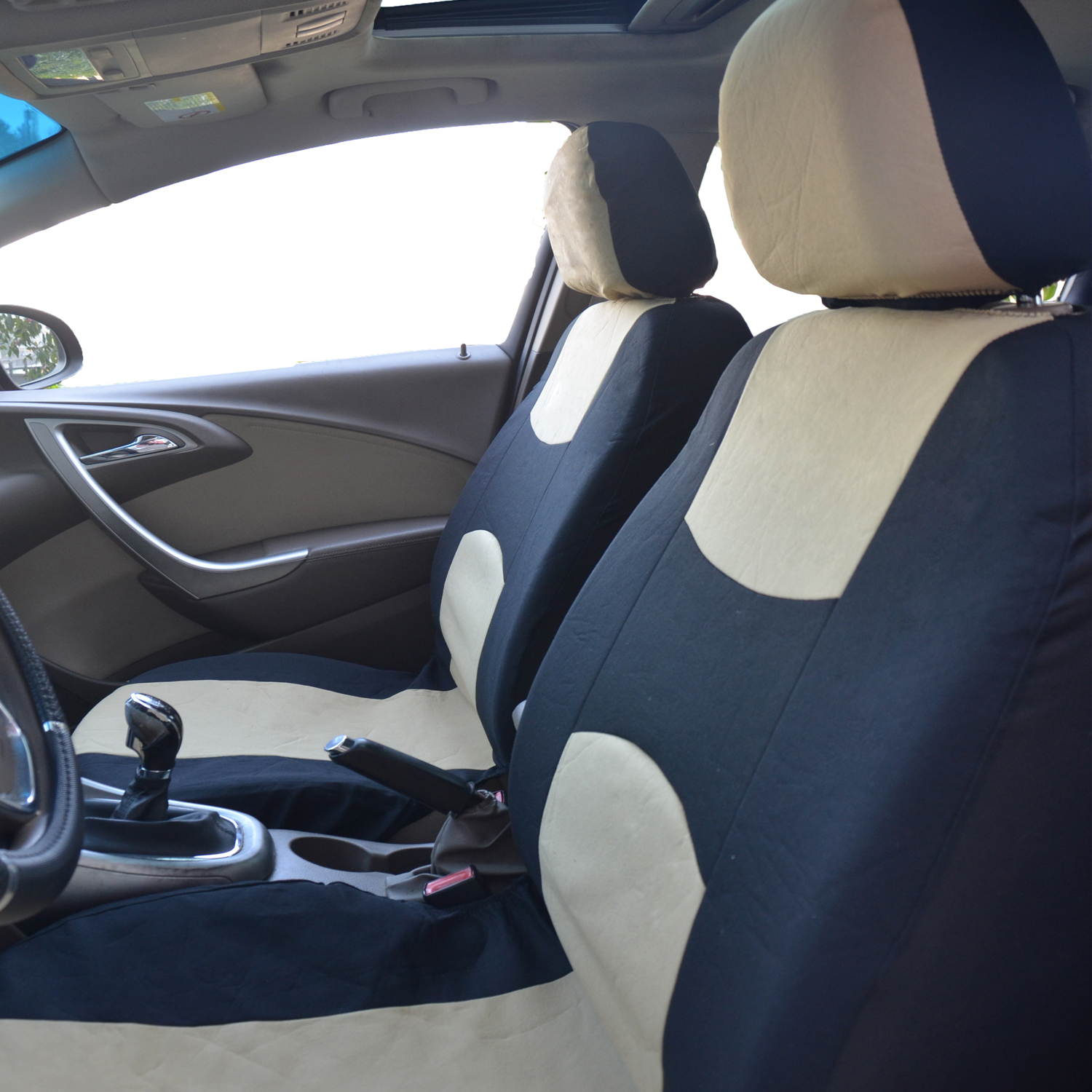 2 Front Car Seat Covers, 2mm Thick, Classic And Durable, Suitable For Small, Medium, And Large Cars, SUVs, And All Seasons 3