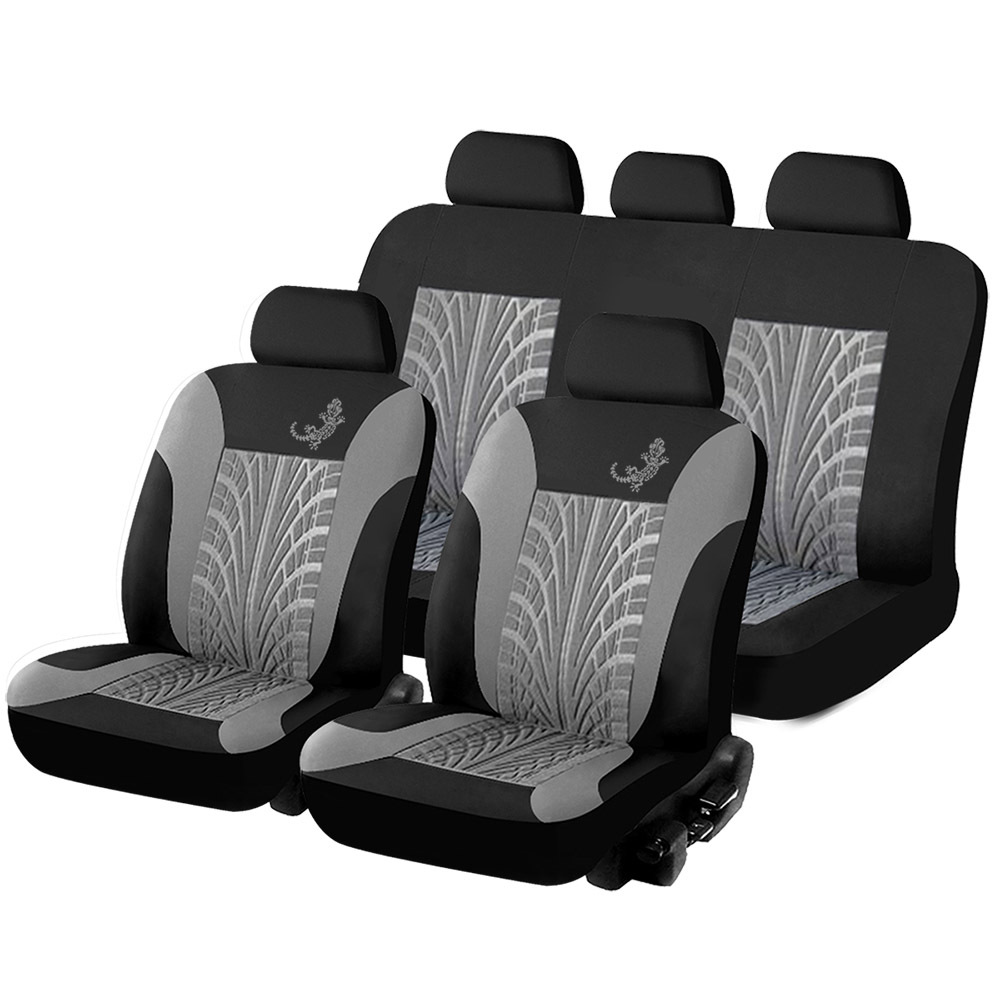 Car Universal Seat Cover 9-piece Gecko Mesh Cloth 2