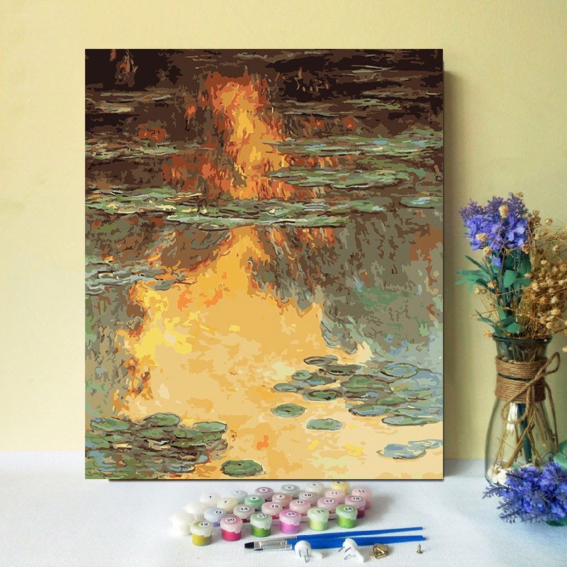 Hand Painted Living Room Bedroom Decoration Diy Digital Oil Painting 5