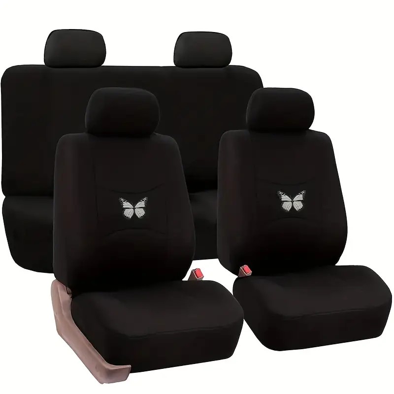 5-Seat Car Seat Cover, Classic And Timeless Design, Thin 2mm Thickness, Suitable For All Seasons 7