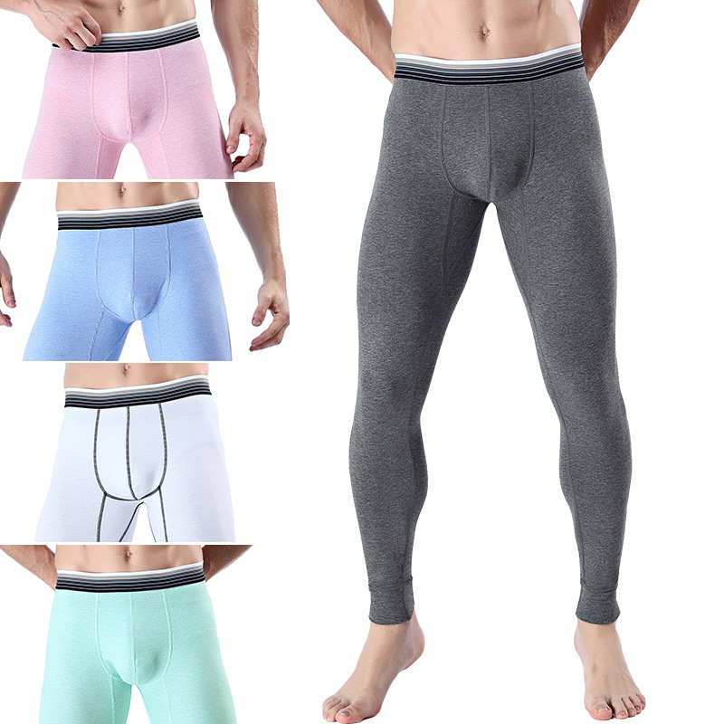 Men's Cropped Cotton Long Johns