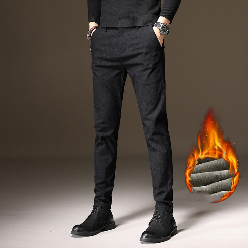 Men's Slim Fit Elastic Pencil Pants 6