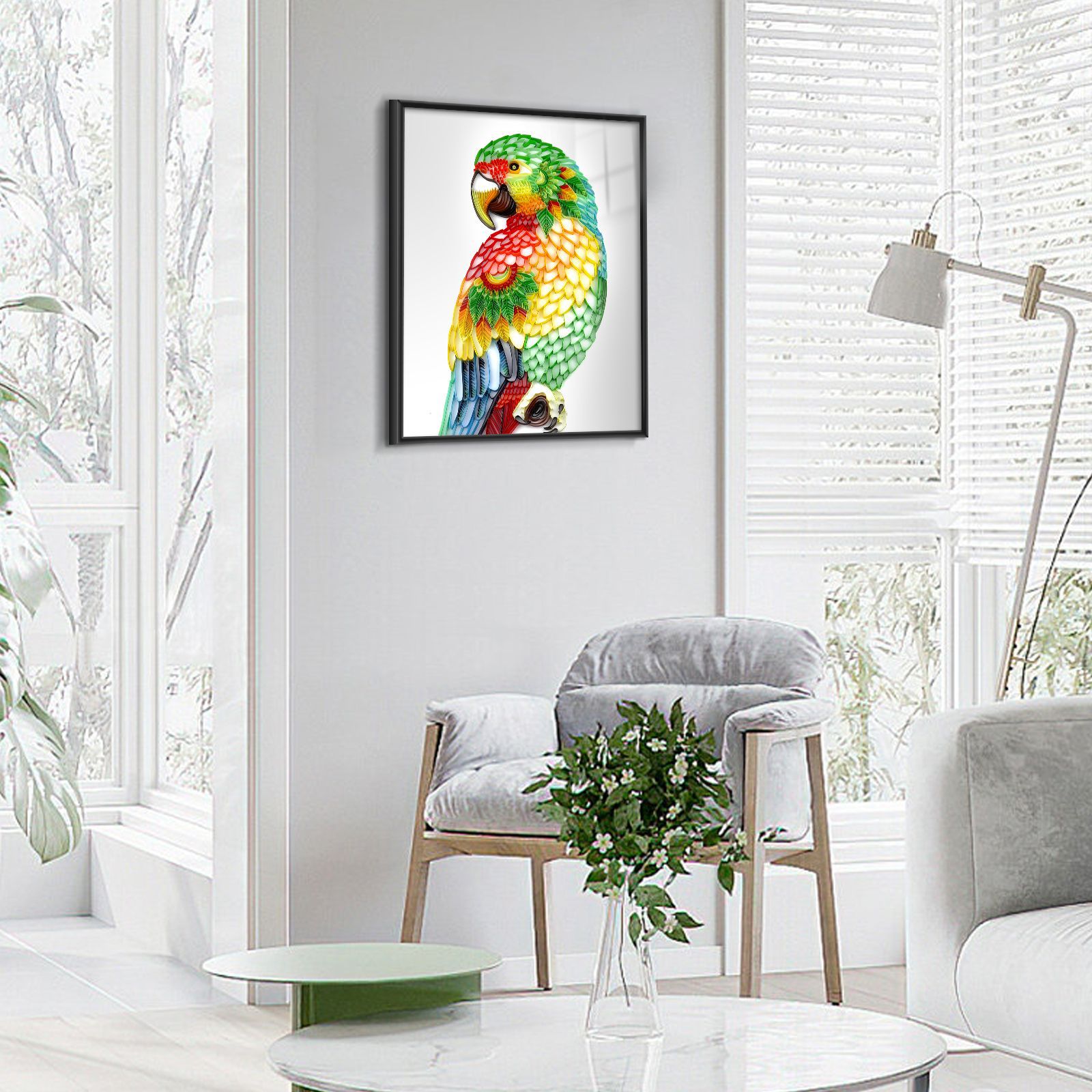 Quilted Paper Painting Creative Handmade Crafts 4