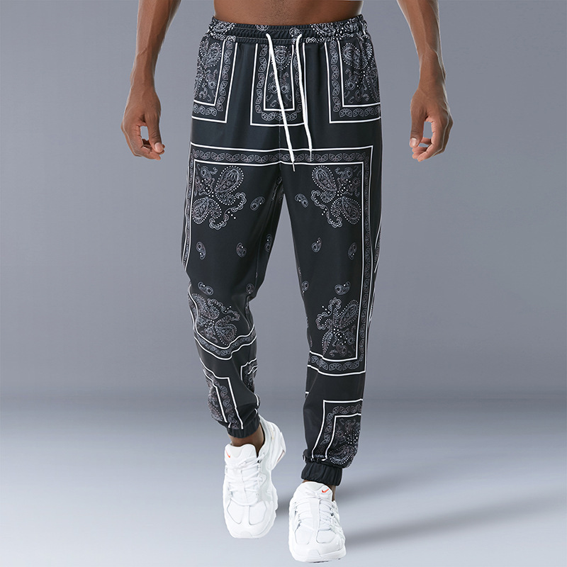 Retro Printed Jogging Pants 5