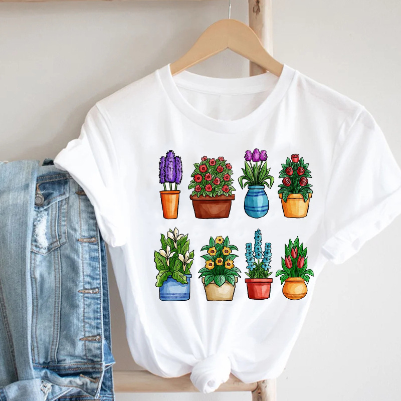 Harajuku Men's Cartoon Casual T-Shirt 5