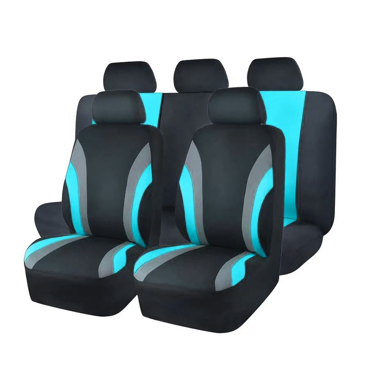 5-Seat Car Seat Cover, Classic And Timeless Design, Thin 2mm Thickness, Suitable For All Seasons 4
