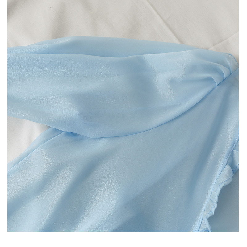 Women's Short Bow Tie Shawl with Fungus Edge 9