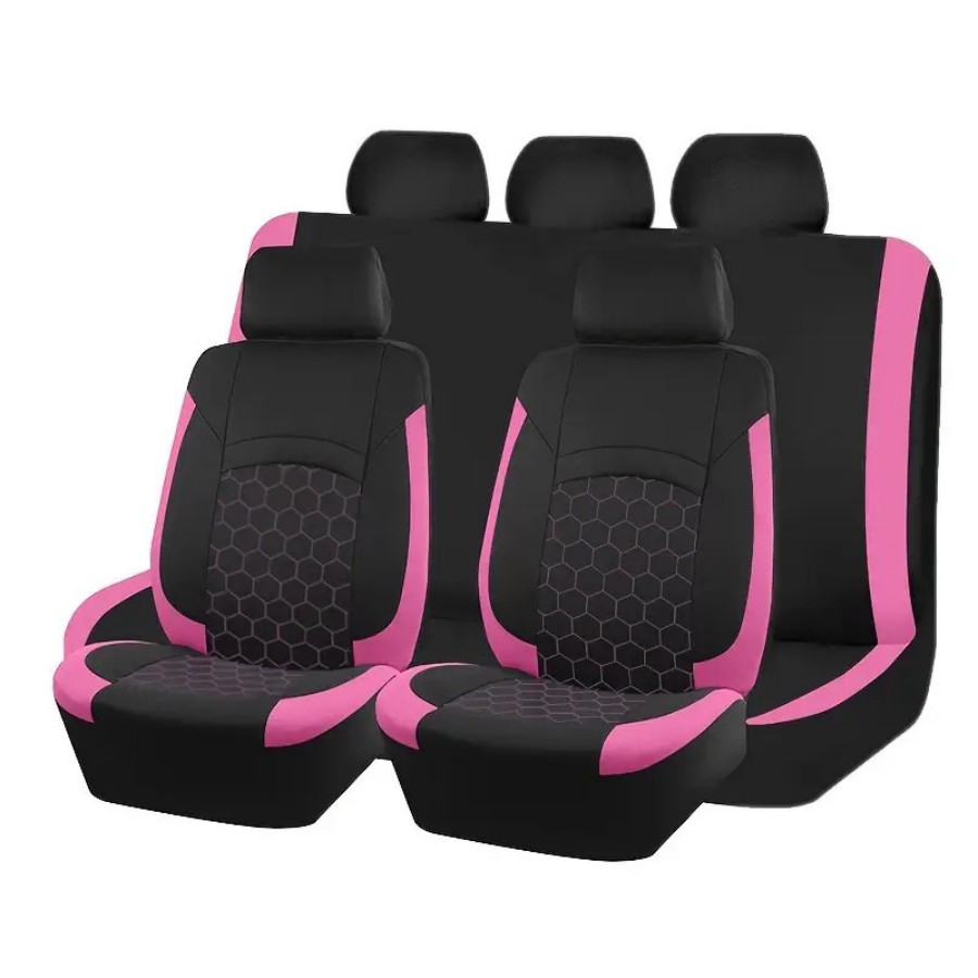 5-Seat Car Seat Cover, Classic And Timeless Design, Thin 2mm Thickness, Suitable For All Seasons 4