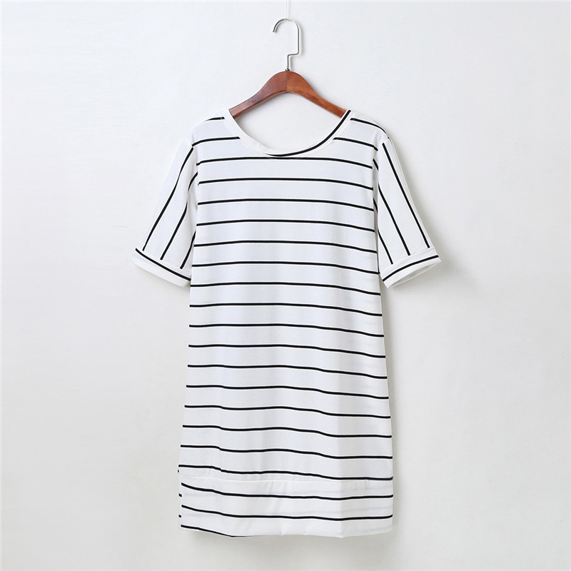 Summer Family Matching Striped Dress 4