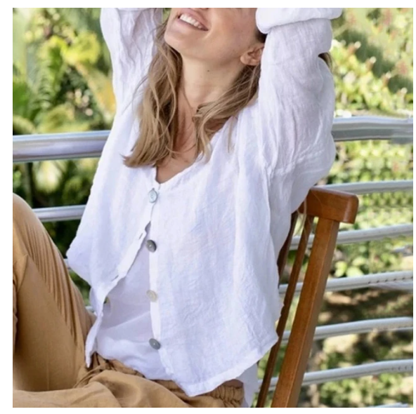 Summer V-Neck Loose Cardigan 5