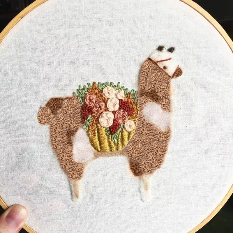 Original New Embroidery Diy Handcrafted Material Package For Beginners 3