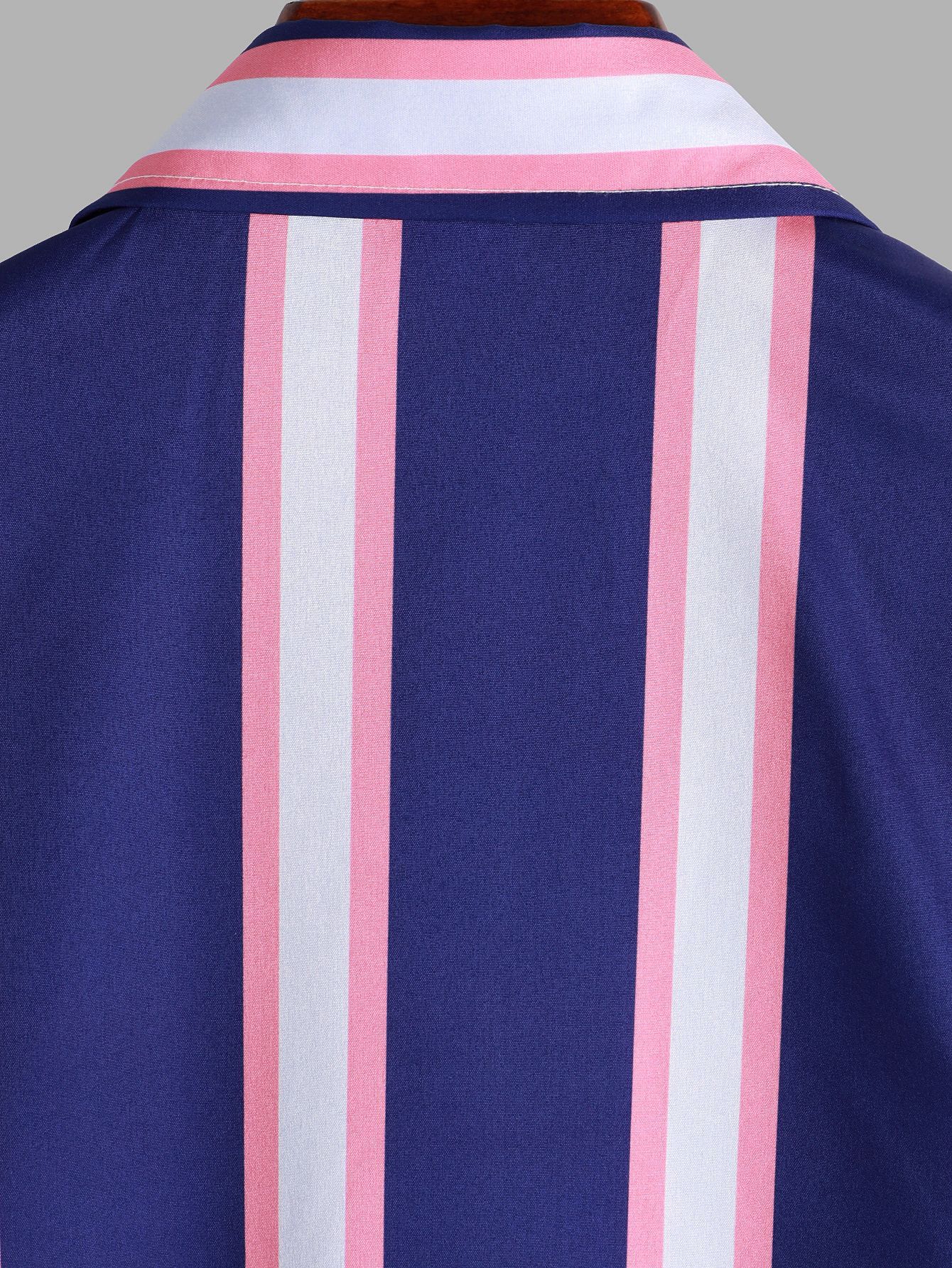 Men's Casual Striped Short Sleeve Shirt 6