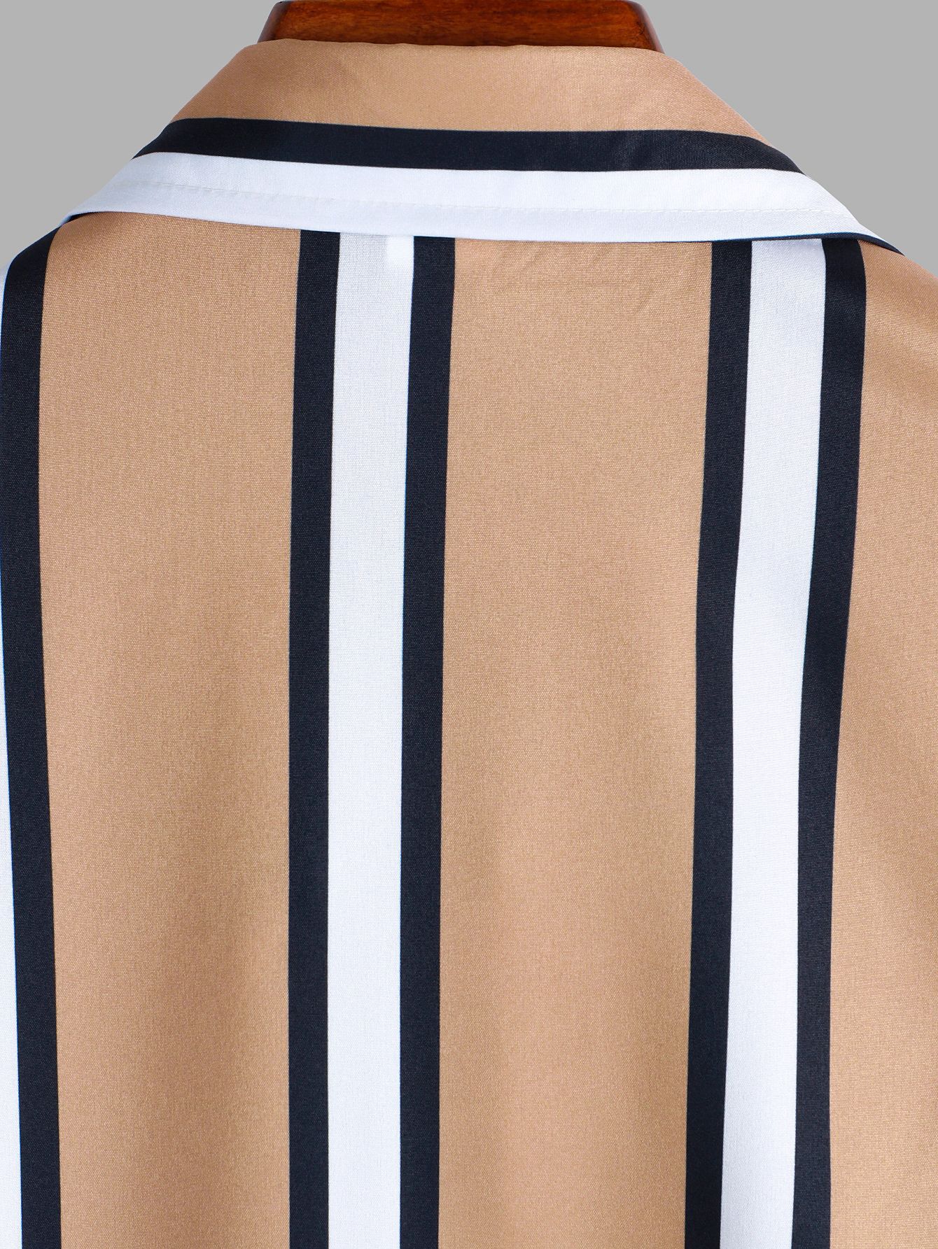 Men's Casual Striped Short Sleeve Shirt 5