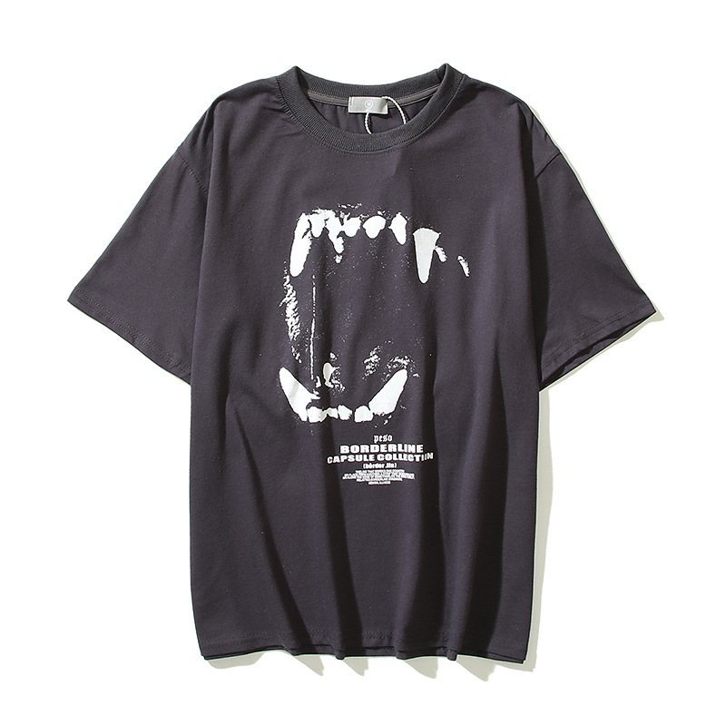 Retro Lettered Short Sleeve T-Shirt 3