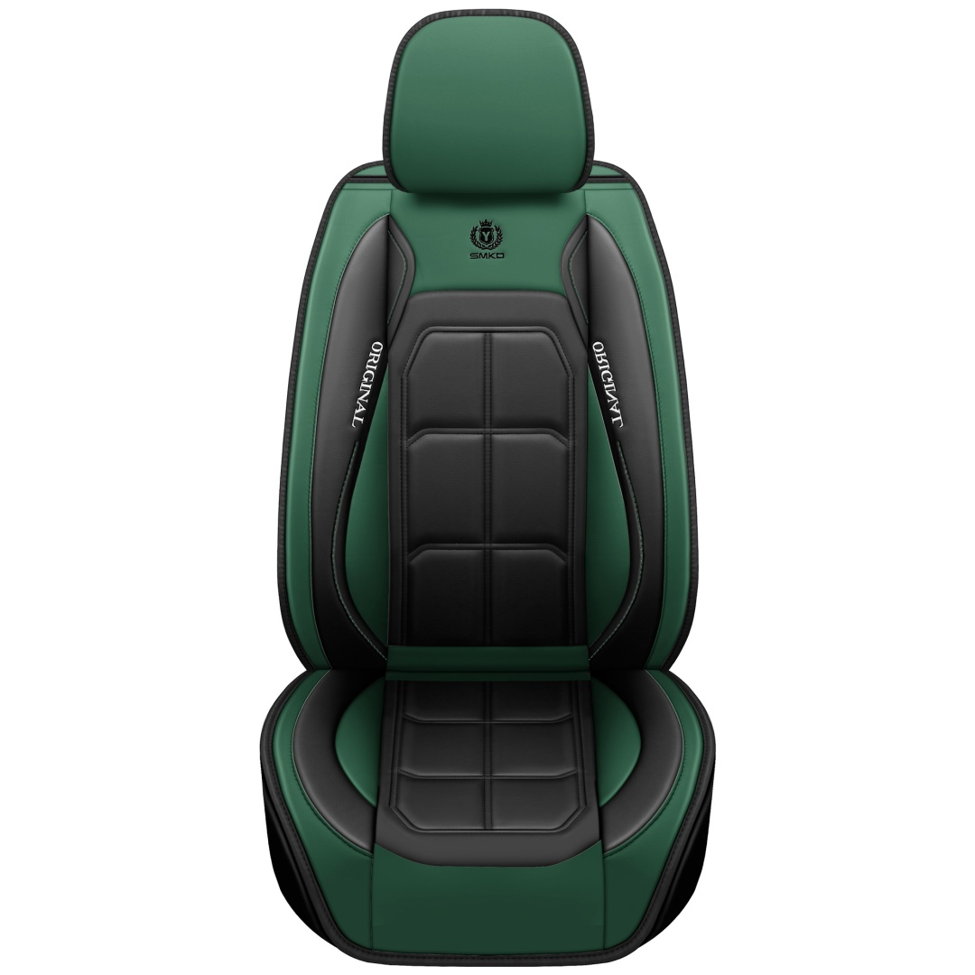 Universal 5 Seats Full Leather Car Seat Covers 8 Optional Colors Wear Resistant Auto Interior Seat Cushion Protectors For Most Vehicles 3