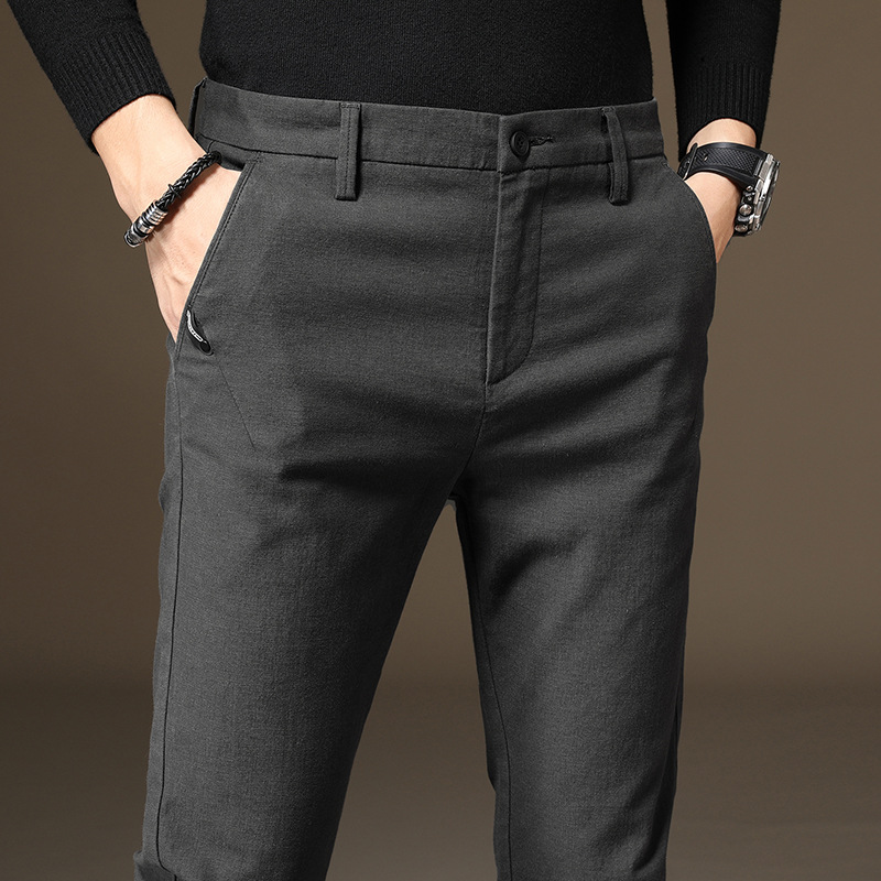Men's Slim Fit Elastic Pencil Pants 5