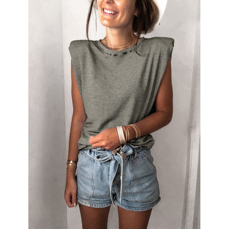 Mercerized Cotton Women's Pullover T-shirt 5