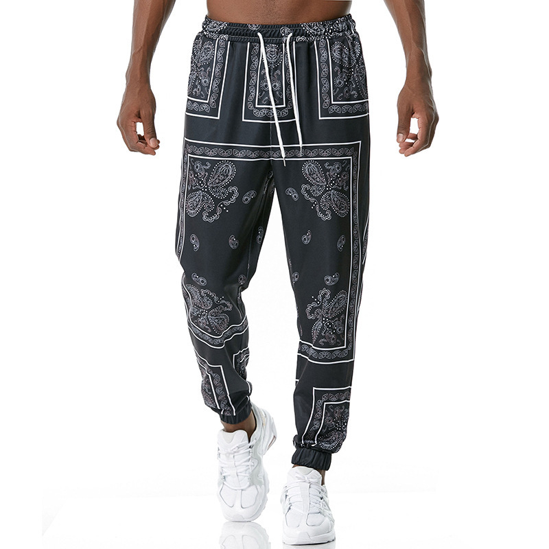 Retro Printed Jogging Pants 3