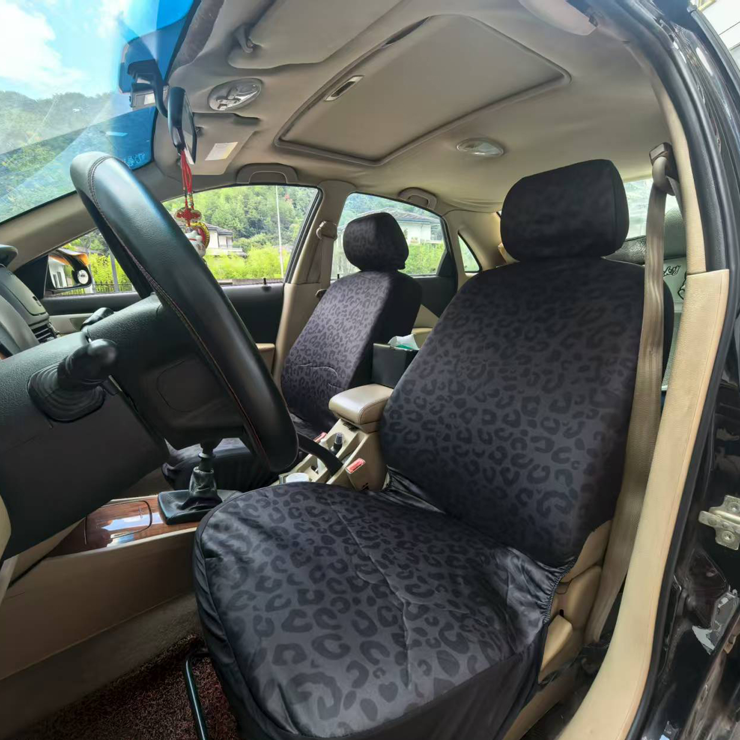 5-Seat Car Seat Cover, Classic And Timeless Design, Thin 2mm Thickness, Suitable For All Seasons 4