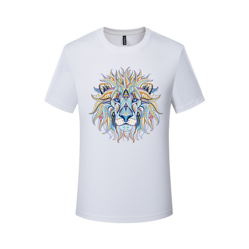 Cute Pet Series Lion Couple T-Shirt 3