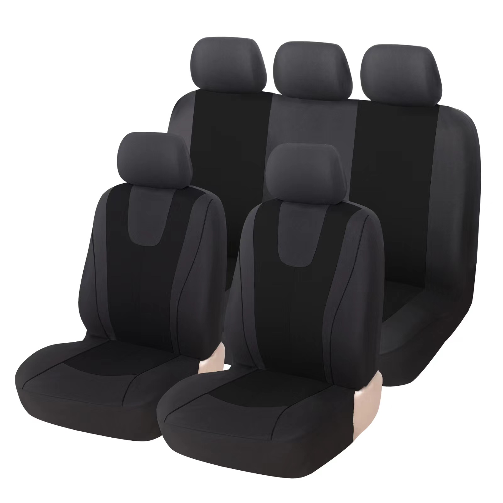 5-Seat Car Seat Cover, Classic And Timeless Design, Thin 2mm Thickness, Suitable For All Seasons 6
