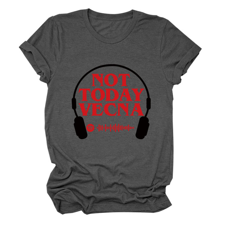 Summer Round Neck Letter Short Sleeve T-Shirt 4