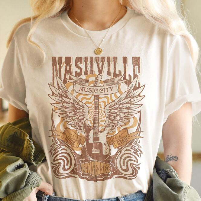 Women's Youth Street Style Round Neck T-Shirt 4
