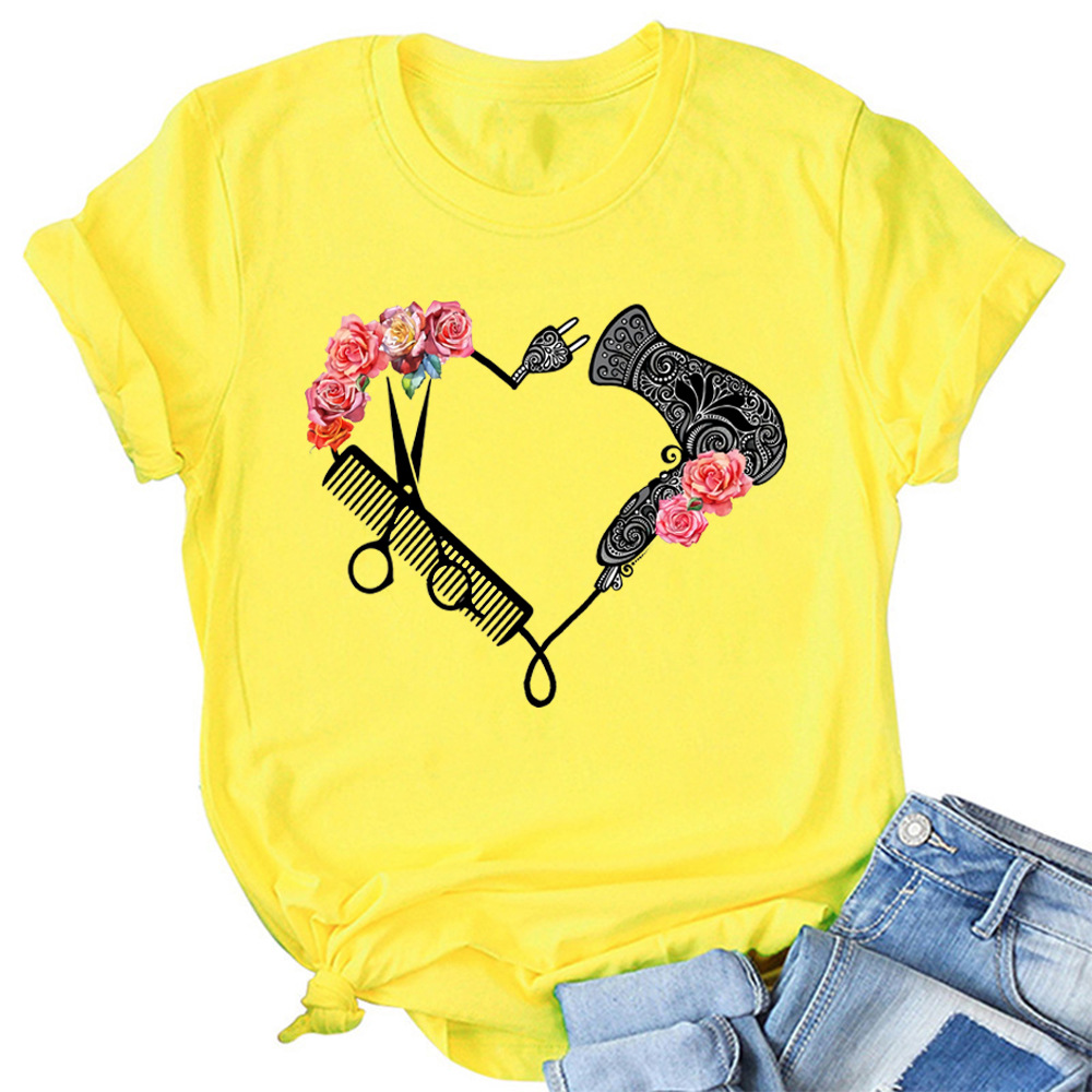 Hipster Print Loose Ladies Top 2