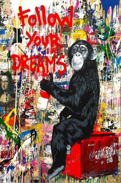 Graffiti Banksy Digital Oil Painting Living Room Bedroom Mural 8