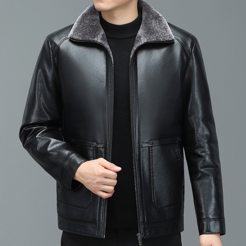 Sheepskin and Leather Dad Outfit