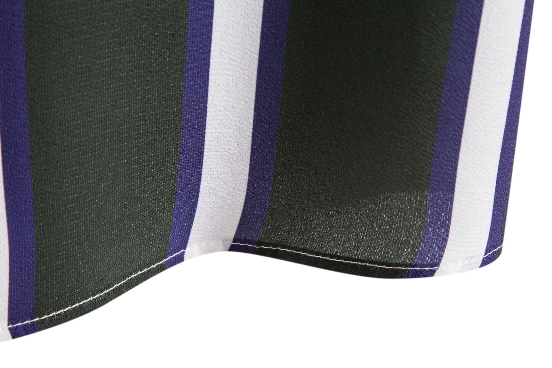 Men's Casual Striped Short Sleeve Shirt 2