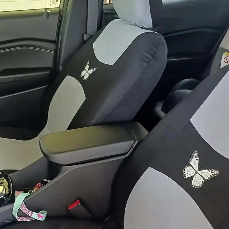 5-Seat Car Seat Cover, Classic And Timeless Design, Thin 2mm Thickness, Suitable For All Seasons 3